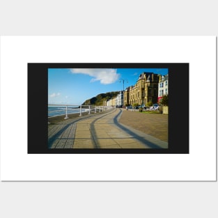 Aberystwyth Seafront Promenade North - Coastal Scenery Posters and Art